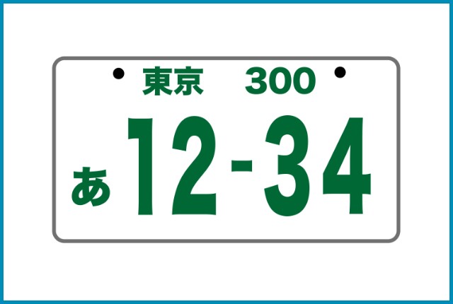 ゾロ目のナンバープレート