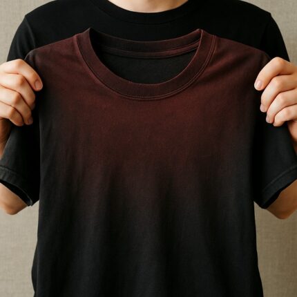 赤く変色する黒い服を防ぐ便利なテクニック
