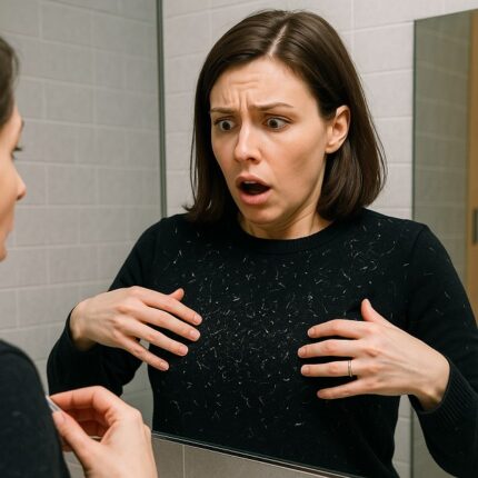 外出先で黒い服のホコリを素早く取る方法
