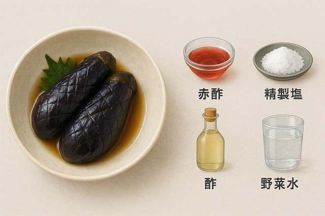 みょうばんの代わりに発見！ナスの美味しさを引き立てる方法