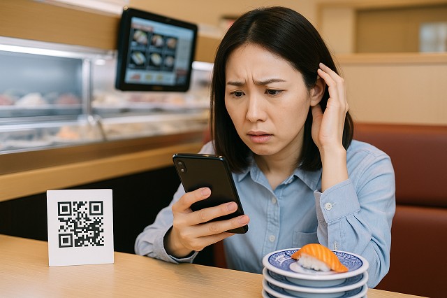 くら寿司スマホ注文のQR再表示手順を完全解説！