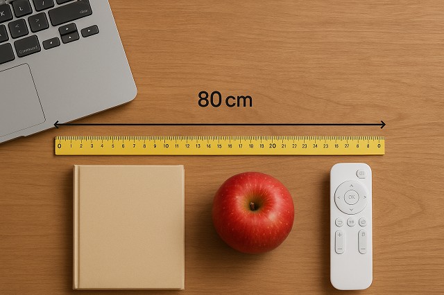 80センチは実際どのくらい？身近な物で簡単チェック！