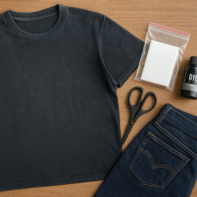 簡単DIY！100均で実現する服の色落ち修復法